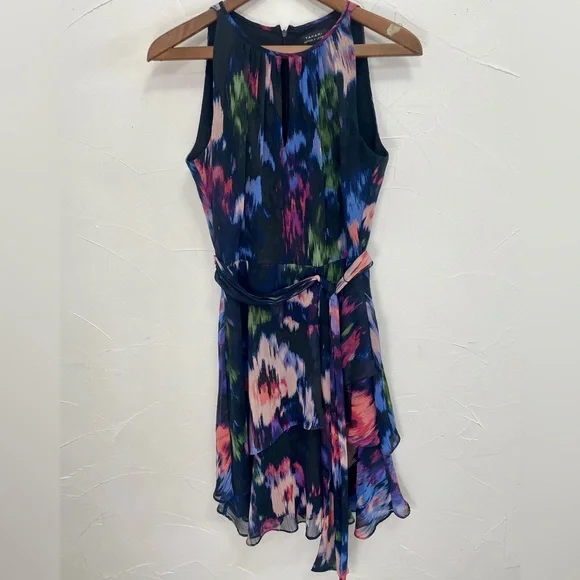 Tahari Arthur S. Levine floral print a-line dress - Picture 5 of 10